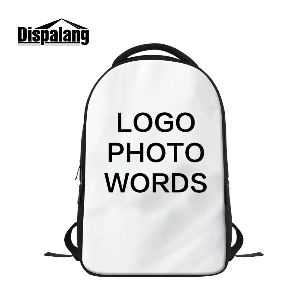 По индивидуальному заказу Вы Собственные узоры на путешествия вещевой мешок для женщин сумка для багажа дизайн проекция логотипов - Цвет: Laptop Backpack