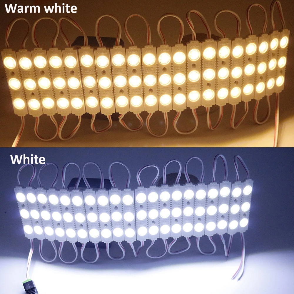 20 шт./лот 12 в пост. Тока светодиодные модули 5054 5050 SMD RGB ультра яркие лампы IP67