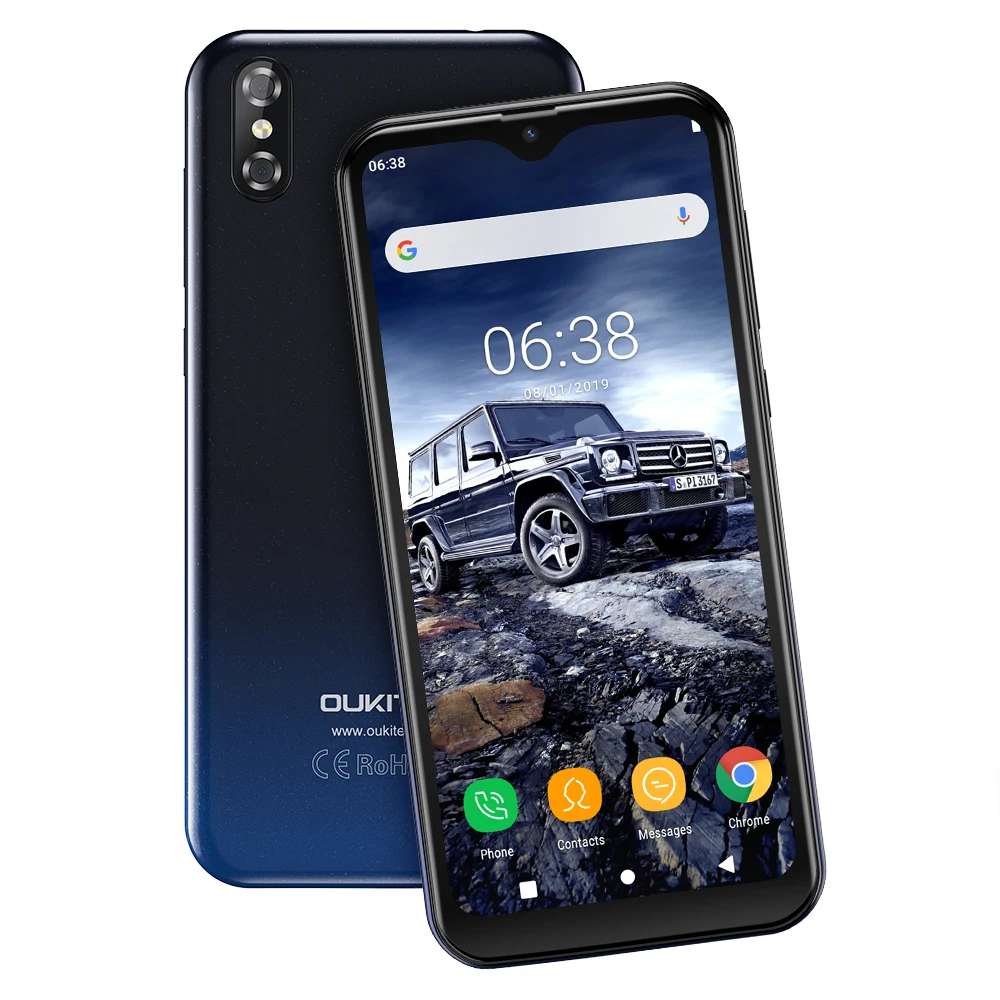 Смартфон OUKITEL C15 Pro 4G 6 088 "Android 9 0 Pie MT6761 четырехъядерный 2 ГГц IMG GE8300 ГБ + 16 Гб