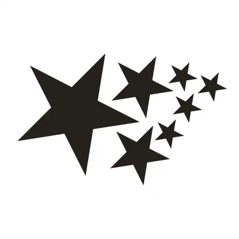 SHOOTING STARS CAR VAN WALL LAPTOP DECAL STICKERS