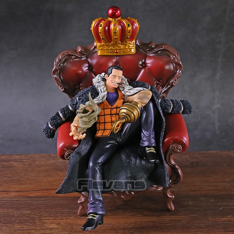 

Anime One Piece P.O.PXL Sir Crocodile Sitting Sofa Ver. PVC Figure Collectible Model Toy