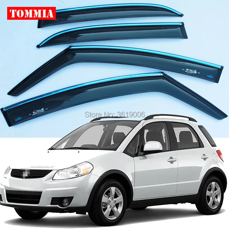 tommia Brand New For Suzuki SX4 hatchback Window Visor Shade Vent Wind ...
