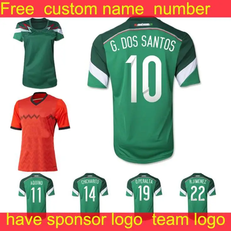 Mexico jersey 2014 world Cup Away Mexico women soccer jerseys football