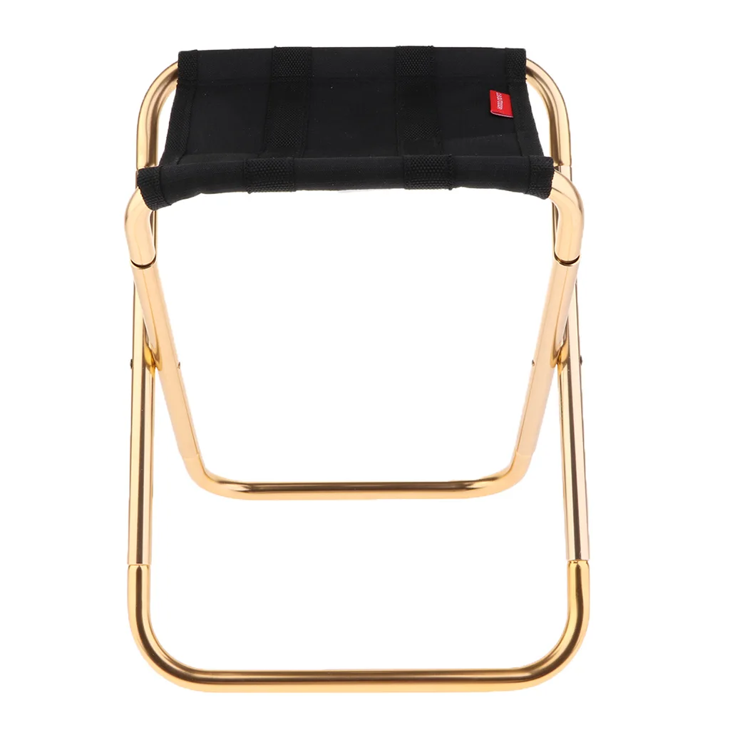 Folding Stool Small Collapsible Chair Stool Lightweight Slacker Chair Garden Beach Seat for Fishing Camping Picnic Barbecue