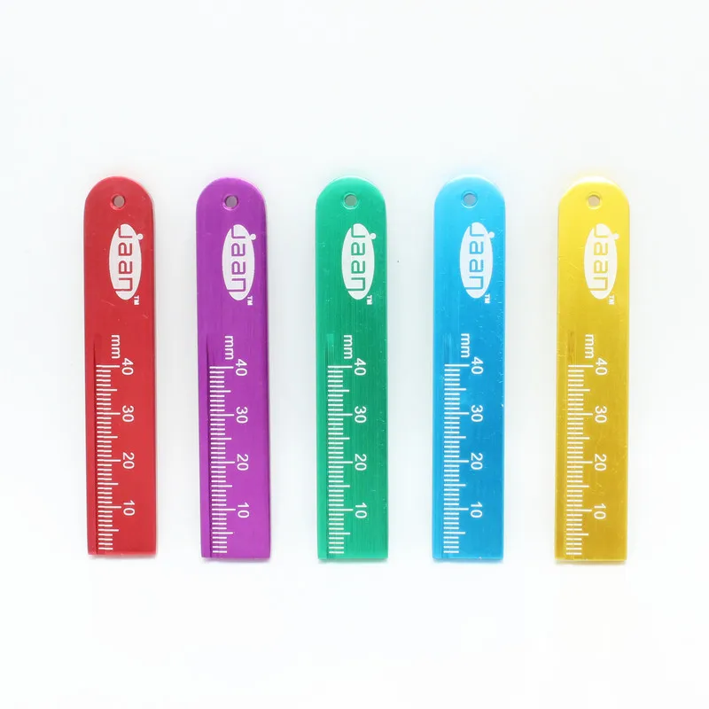 

1Pcs Colorful Aluminium Dental Endo Rulers Span Measure Scale Endodontic Finger Rulers Dental lab Dentist Tools Materials