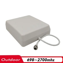 700~2700MHz 9dBi Gain Outdoor Panel Antenna N-Female 0.3m External Antenna for 2G 3G 4G Signal Booster Cellphone Signal Repeater 700~2700MHz 9dBi Gain Outdoor Panel Antenna N-Female 0.3m External Antenna for 2G 3G 4G Signal Booster Cellphone Signal Repeater
