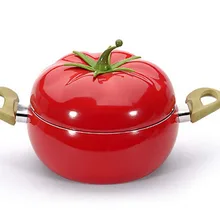 5 шт. Горячие овощи моделирование антипригарная Кастрюля прекрасный стиль горшочек в форме помидора кухонная посуда кухонный супница для приготовления пищи