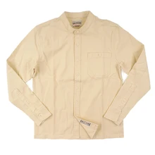 Клетчатая белая уличная рубашка без воротника Мужская Camisa Social Masculina мужские рубашки с длинным рукавом Повседневная приталенная сорочка Homme для мужчин