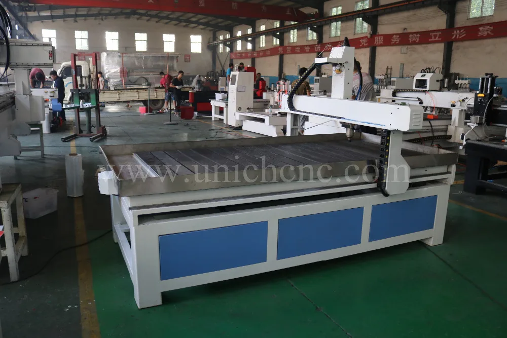UNICHCNC 1200*2400 мм T слот стол 3d ЧПУ маршрутизатор