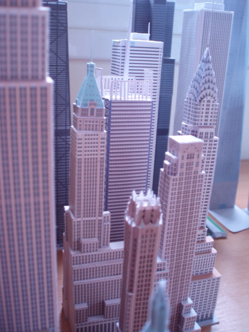 Рождественский набор игрушек DIY 3D знаменитый небоскреб здания образовательная Бумажная модель паззлы для взрослых и детей домашний бар украшения игрушки