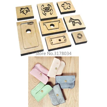 

Japan Steel Blade Rule Cutting Dies Punch Coin Bag Cutting Mold Wood Dies for Leather Cutter for Leather Crafts 110x80mm