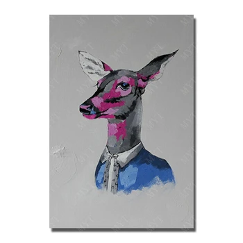 

The Animal Image Photo No Framed and With framed Modern Abstract Acrylic Picture Hand Painted Canvas Oil Paintings Home Decor