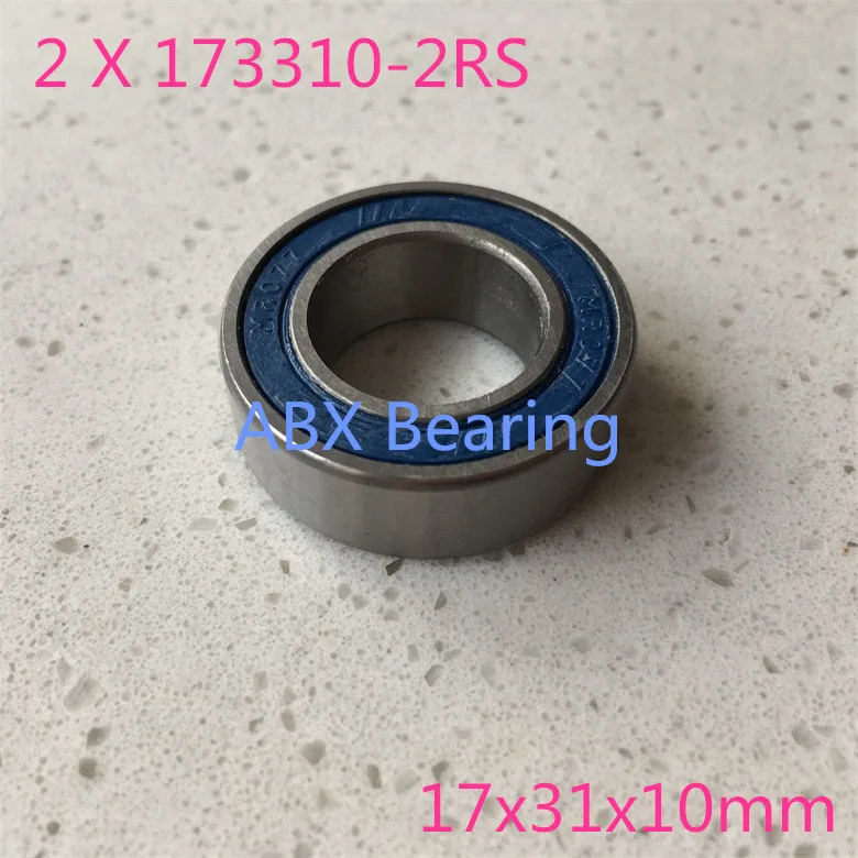 173110-2RS 17x31x10 mm Rubber Sealed Ball Bearing Bearings 173110RS 2 Pcs