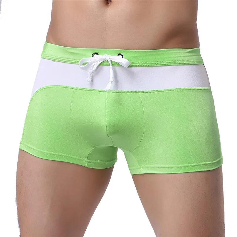 2018 New Mens Swim Briefs Swimwear Sports Shorts Boxers Underwear Men Comfortable Breathable Male Panties Trunks #2J19  (25)