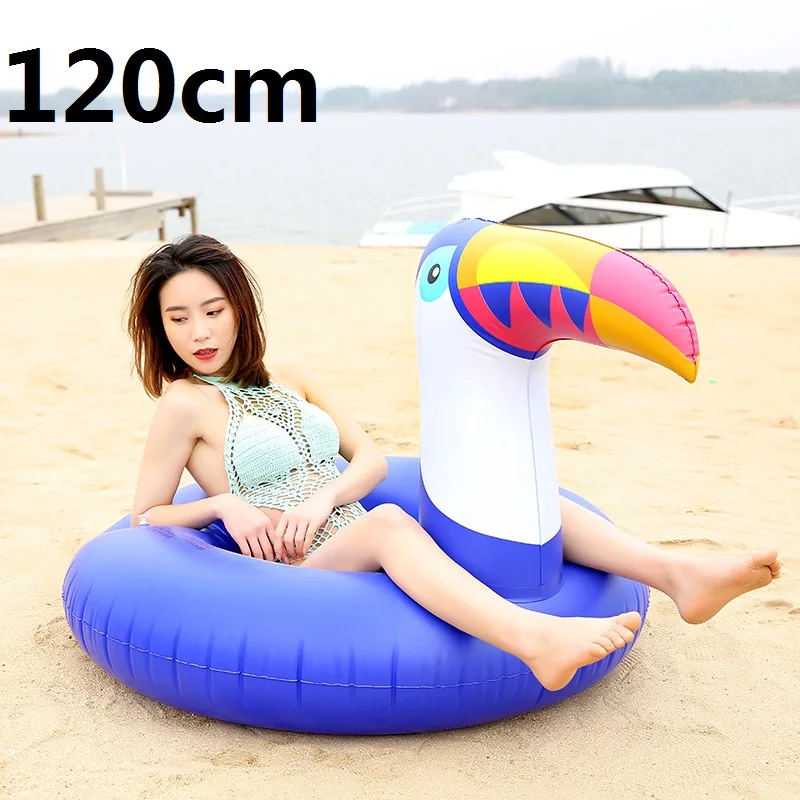 Giant-Inflatable-Flamingo-Pool-Float-Pink-Ride-On-Swimming-Ring-Adults-Children-Water-Holiday-Party - 