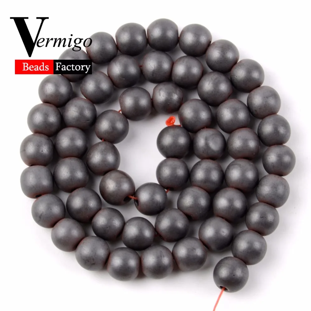 

Natural Gem Stones Beads Matte Dull Polished Plated Black Hematite Round Loose Beads For Jewelry Making Diy Bracelet Perles 15"
