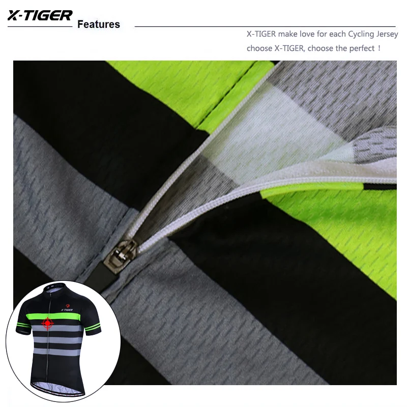 X-TIGER летняя одежда для велоспорта, одежда для горного велосипеда, одежда для гонок, MTB велосипеда, полиэстер, одежда для велоспорта, униформа