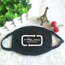 Kpop FTISLAND FT альбом логотип печать K-pop модные маски для лица Унисекс Хлопок Черная ротовая маска