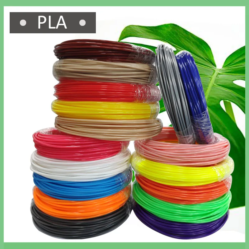 

50 meters 3d printer filament pla 1.75mm 3d plastic filament abs 3d pen pla plastic 20 colors 1.75 No pollution