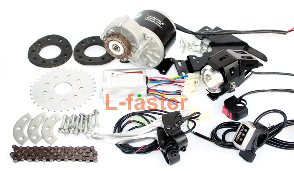 L faster 350W Motor Kit For Bike Wheel Spokes Newest Conversion Kit For