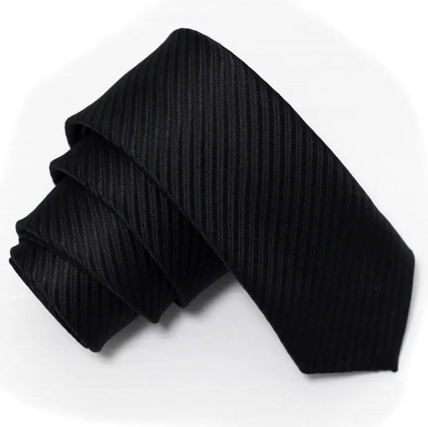 Мужской галстук-бабочка в полоску, из полиэстера, 16 цветов, высокое качество - Цвет: Черный