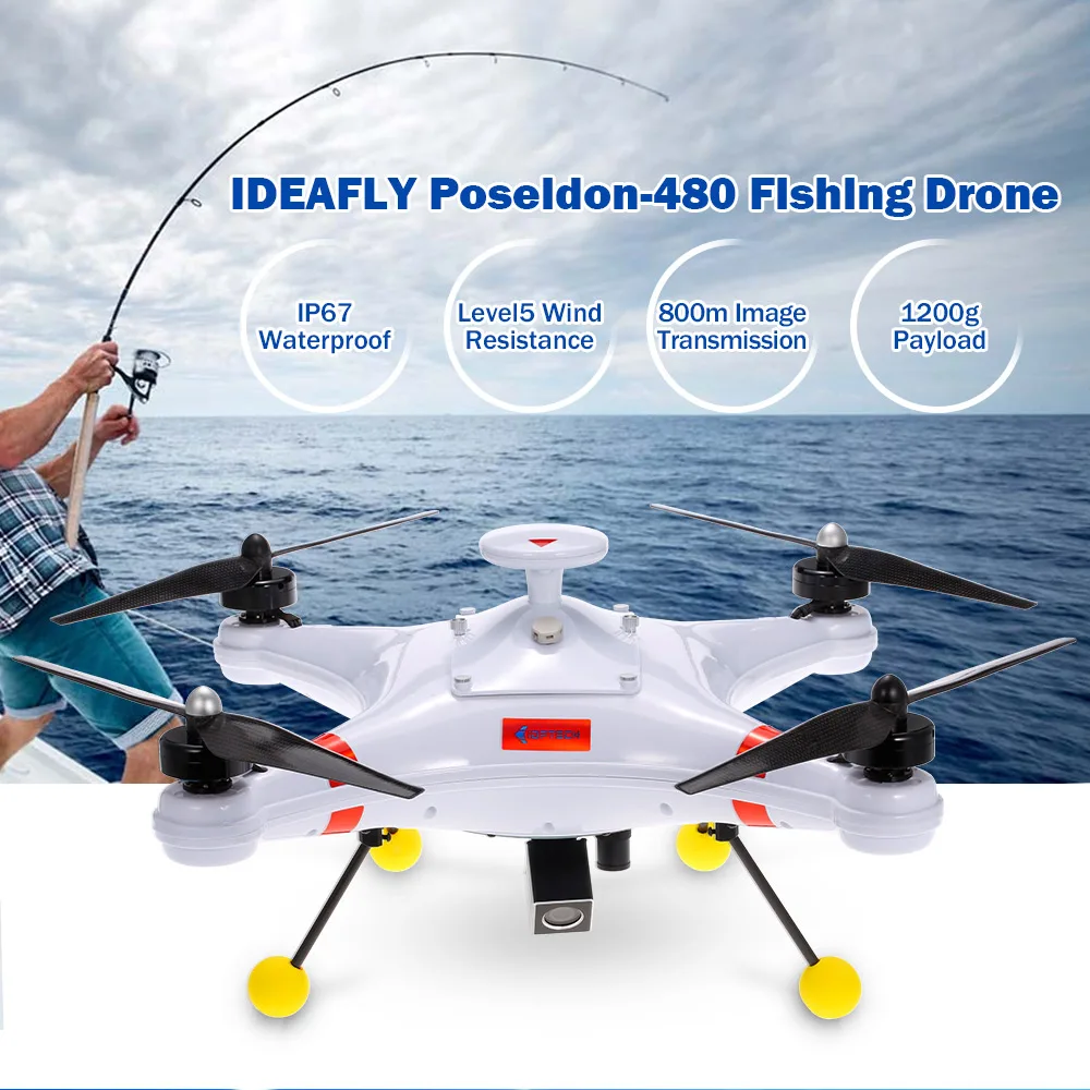 IDPoseidon 480 Brushless 5.8G FPV 700TVL Camera Professional Fishing