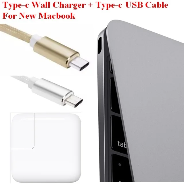 imágenes para USB 3.1 Tipo C USB-C Adaptador de Corriente Cargador de Pared con Cable de Carga para Macbook 12 "29 W imágenes para USB 3.1 Tipo C USB-C Adaptador de Corriente Cargador de Pared con Cable de Carga para Macbook 12 "29 W