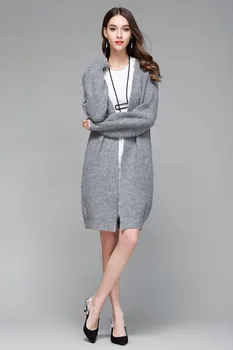 

2019 Korean Fashion Autumn Winter Women Sweaters Long Knitted Cardigans Solid Patchwork Sweter Mujer Manga Larga Trui Dames