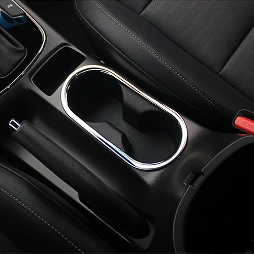 

Alijunda FIT FOR 2014 2015 KIA FORTE CERATO K3 CHROME CUP HOLDER CHROME SURROUND TRIM COVER CONSOLE FRAME ACCESSORIES