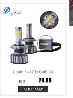 Самые дешевые C6 9005 авто лампы Комплект Огни 72 Вт 7600LM, светодиодный светильник с