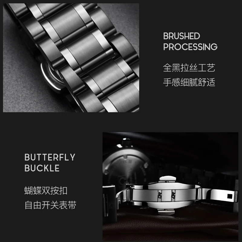  Carnival Men Tritium Light Watch T25 Date Day Quartz Japan Movement Tritium Gas Luminous Military W