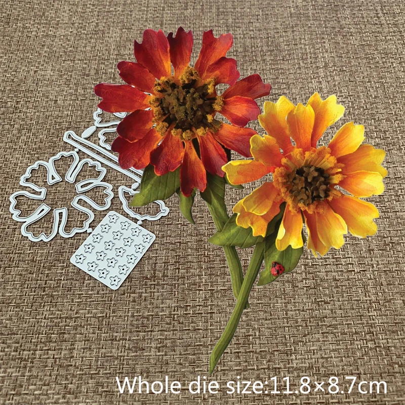 

New Design Craft Metal Cutting Dies cut die new flower Helenium Scrapbooking Album DIY Paper Card Craft Embossing Die Cuts