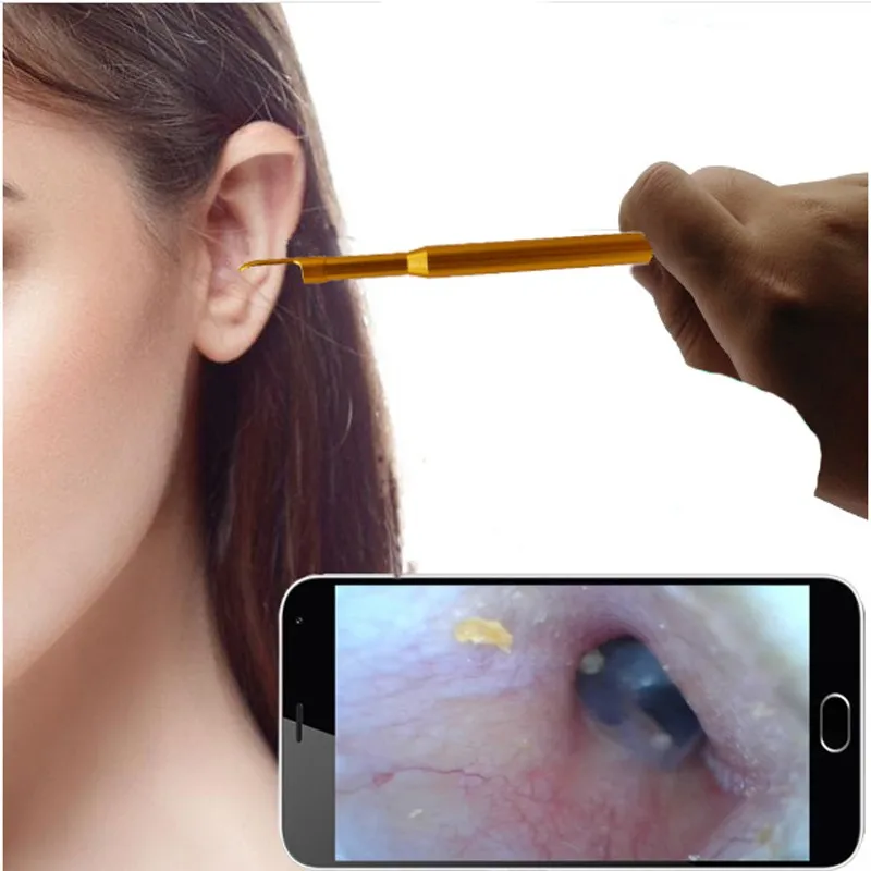 

Ear Cleaning Endoscope 3 in1 USB HD Visual Ear Spoon 5.5mm Mini Camera Android PC Ear pick Otoscope Borescope Tool