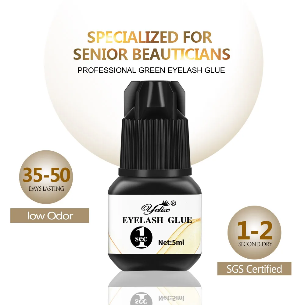 Individual Eyelash Glue Extension 1 2 Second Black Lashes Adhesive