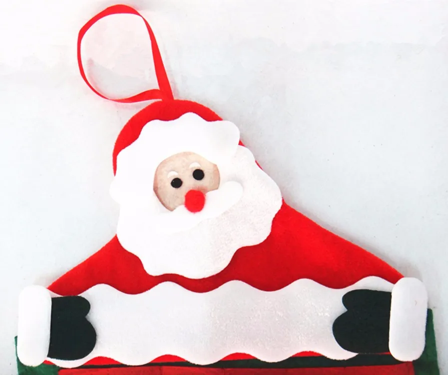 Год с Рождеством Христовым Санта Клаус календарю появлением украшения елки висит баннер для украшения дома