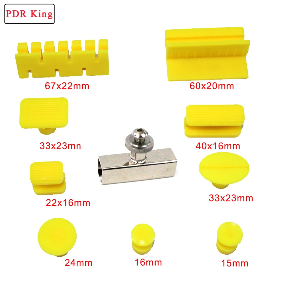 

PDR 10pcs Dent Removal Repair Tool Paintless Kits Glue Puller Sets Tabs