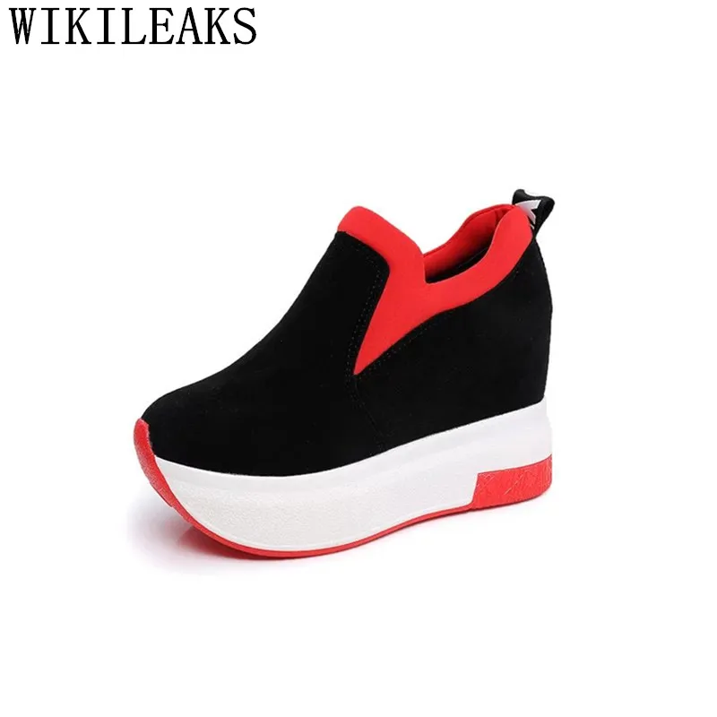 

women shoes platform sneakers tenis feminino shoes woman zapatillas mujer casual basket femme 2018 red height increasing sapatos