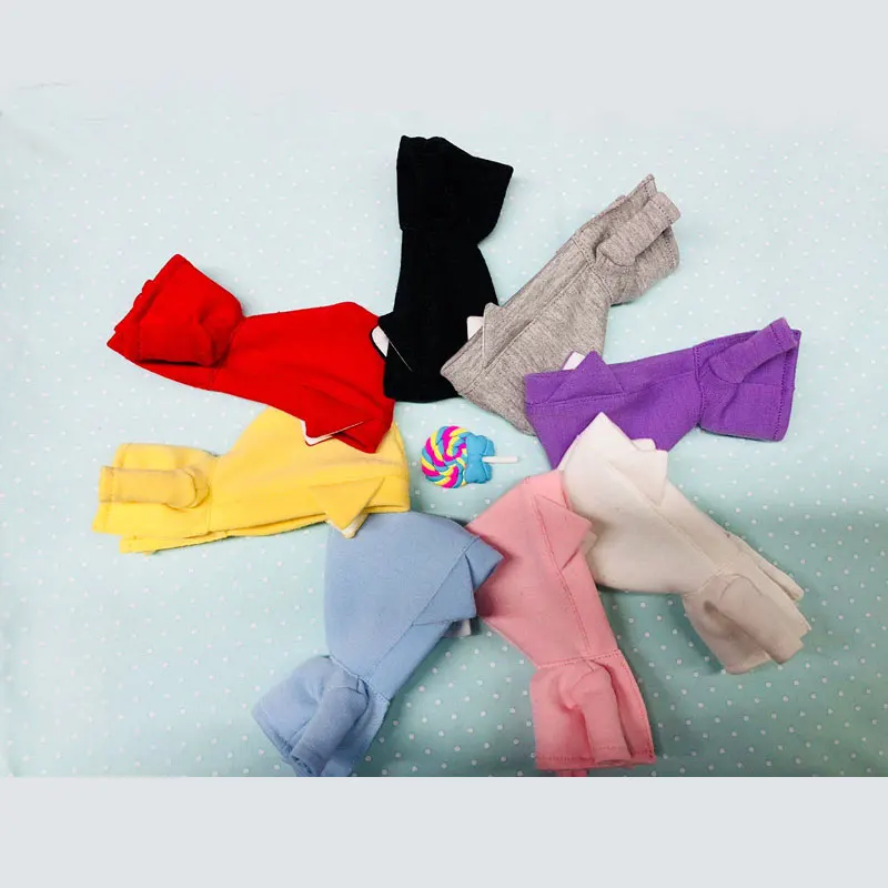 

New Doll Animal Coat OB11 Coat With cat ear obitsu11 Ob11 Clothes Fit Ob11 obitsu11 Mini doll clothes