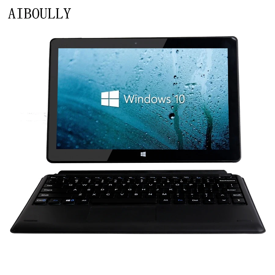 AIBOULLY 10.1 inch Dual OS Tablet PC Win 10 Tablet Quad Core Cherry Trail X5-Z8350 Windows 10&Android 5.1 64GB Rom Wifi HDMI 10