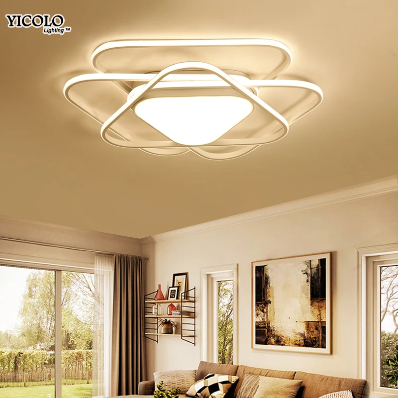 

Modern Surface Mounted Ceiling Lights For Living Room Bedroom LED lighting Fixtures Indoor Home Dec Ceiling Lamp luminaria dero