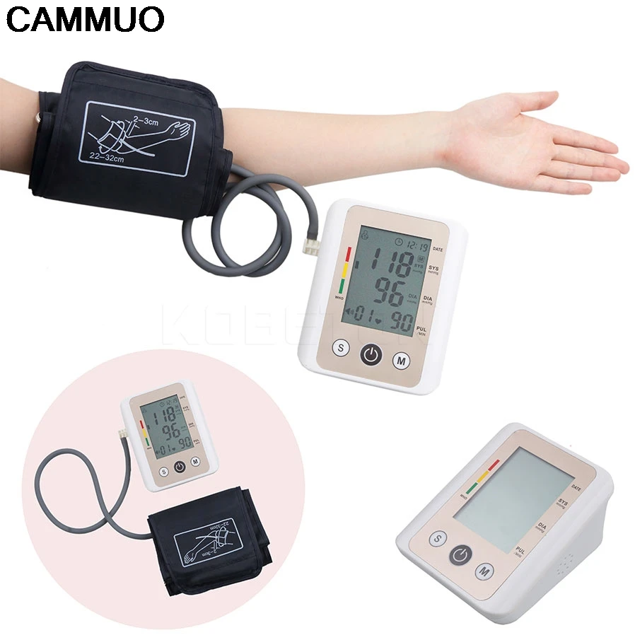 Home Health Care 1pcs Digital Lcd Upper Arm Blood Pressure Monitor Heart Beat Meter Machine Tonometer for Measuring Automatic Home Health Care 1pcs Digital Lcd Upper Arm Blood Pressure Monitor Heart Beat Meter Machine Tonometer for Measuring Automatic
