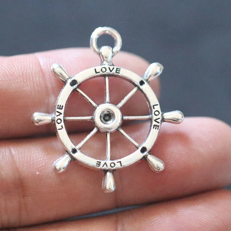 

Fleur de Lis French Lily Flower Pendant Charms for Jewelry Making DIY Handmade Vintage Silver Fashion Jewelry Accessories