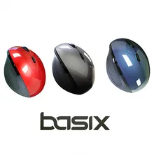

BASIX New 2.4Ghz Wireless Mouse Optical Healthy Ergonomic Mouse 6 Buttons With DPI Switch Vertical Mouse For Computer PC laptop