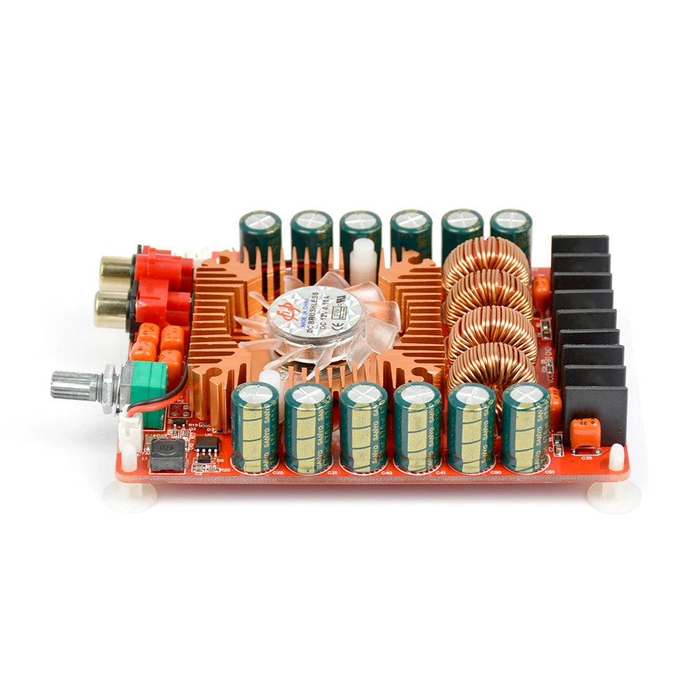 US $20.35 AIYIMA TDA7498E 160Wx2 High Power Digital Amplifier Audio Board Dual Channel Stereo Sound Speaker AMP Support BTL Mode Module