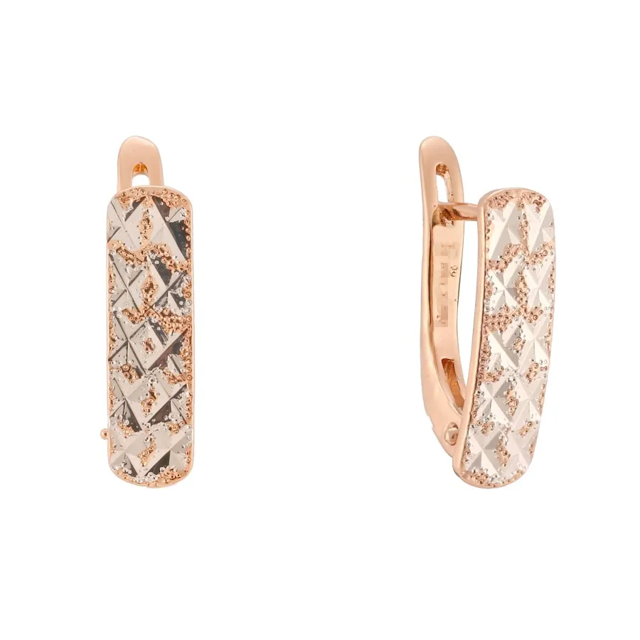 

Gold and Silver Earring 585 Gold Color Earring Office Style Top Fashion Earring 2019 Trendy Women Drop Earrings