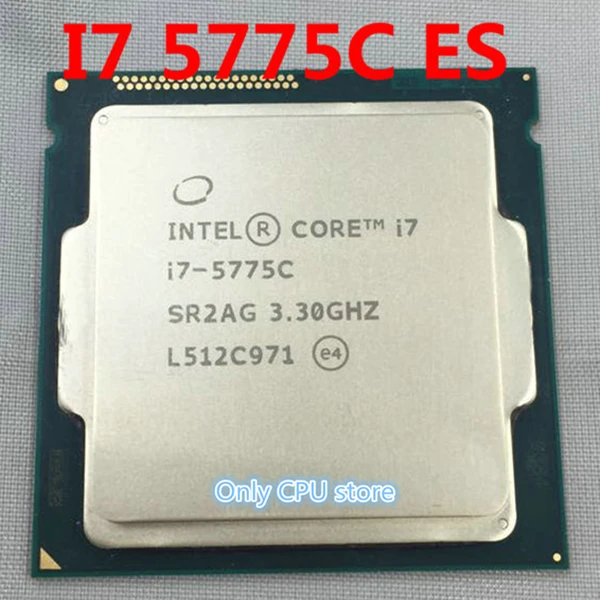 Процессор Intel Core I7 5775C I7-5775C ES 3,3 GHz 14nm четырехъядерный процессор для настольных компьютеров с разбитыми частями версия QS