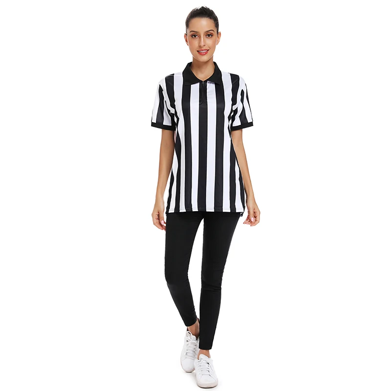 Shinestone Referee Shirt Men's Basketball Soccer Referee Jersey 100% Polyester Referee Uniform Adults Football Referee Uniform