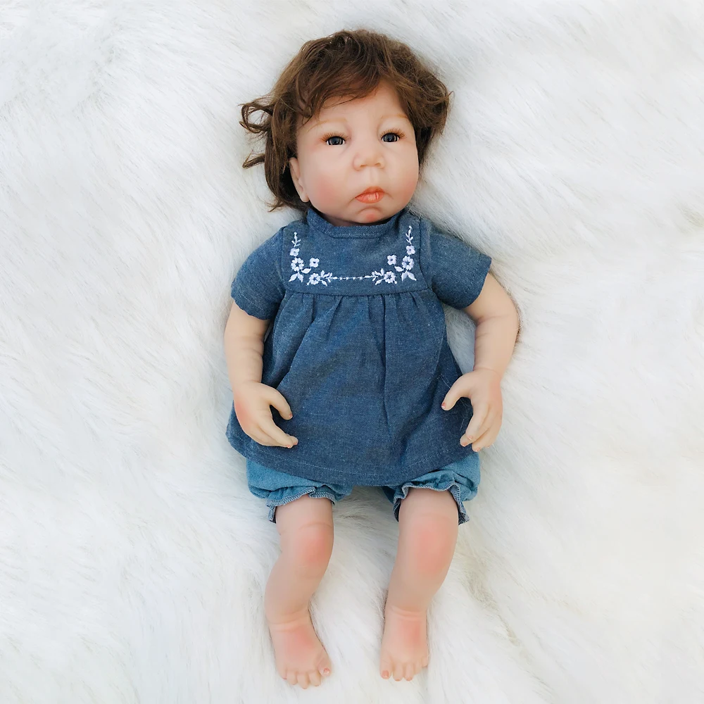 Милая Кукла reborn baby girl 18 &quot46 см l. o. l силиконовая детская кукла реборн игрушки для