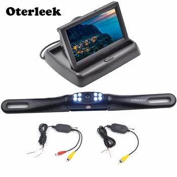 Wireless Night Vision IR Rear View camera Car Reverse Camera waterproof Back Up Camera for monitor camera podofo 2 x backup camera 18 ir led night vision waterproof rearview reverse back up camera 7 lcd rear view monitor for truck