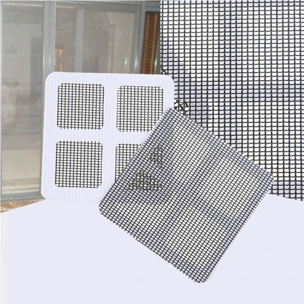

Anti-mosquito Mesh Sticky Wires Window Door Screen Repair Patch Adhesive Repair Kit Anti Mosquito Fly Bug Accessories Fix 5Pcs